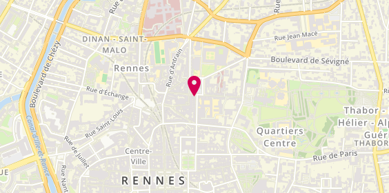 Plan de Agence de Rennes Hoche, 21 Rue Hoche, 35000 Rennes