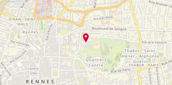Plan de Agence Habitat 35, 2 Bis place Saint-Mélaine, 35000 Rennes