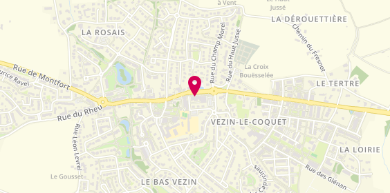 Plan de Agence de Vezin le Coquet, 12 Rue de Rennes, 35132 Vezin-le-Coquet