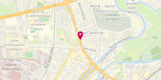 Plan de LCL Banque et assurance, 208 Rue Saint-Malo, 35000 Rennes