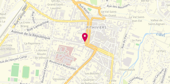 Plan de Sg, 2 Av. De la République, 45300 Pithiviers