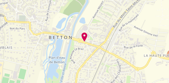 Plan de Agence Groupama Betton, 14 avenue d'Armorique, 35830 Betton