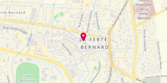 Plan de Banque Populaire, 9 Rue Robert Garnier, 72400 La Ferté-Bernard