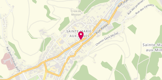 Plan de Crédit Agricole Alsace Vosges, 84 Rue Wilson, 68160 Sainte-Marie-aux-Mines