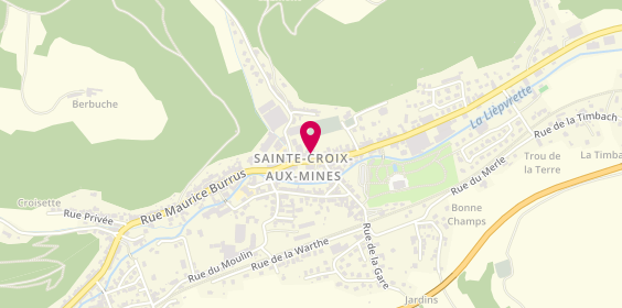 Plan de Cic Est, 58 Rue Maurice Burrus, 68160 Sainte-Croix-aux-Mines