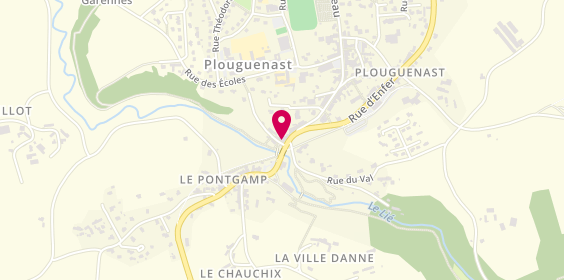 Plan de Crédit Mutuel de Bretagne PLOUGUENAST, 3 Rue du Général de Gaulle, 22150 Plouguenast-Langast