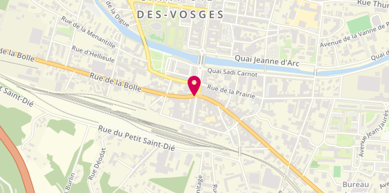 Plan de Sg, 2 Rue Gambetta, 88100 Saint-Dié-des-Vosges