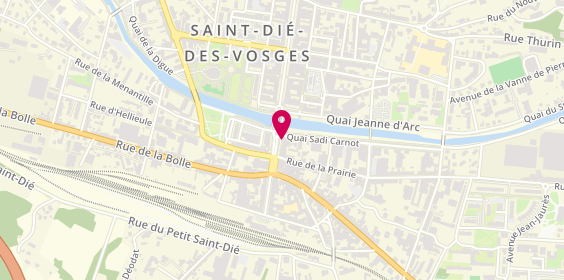 Plan de BNP Paribas - Saint Die des Vosges, 1 place Saint-Martin, 88100 Saint-Dié-des-Vosges