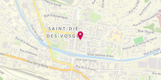 Plan de LCL Banque et assurance, 26 Rue Thiers, 88100 Saint-Dié-des-Vosges