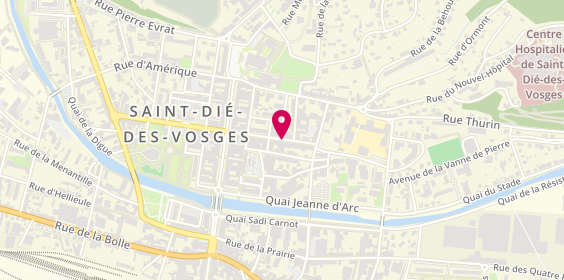 Plan de MACIF, 24 Rue Dauphine, 88100 Saint-Dié-des-Vosges