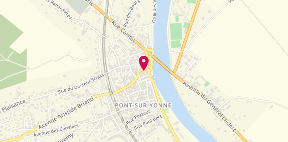 Plan de LCL Banque et assurance, 4 Rue Carnot, 89140 Pont-sur-Yonne