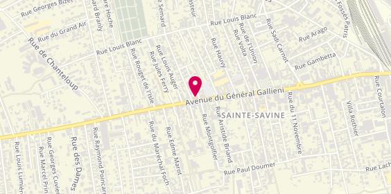 Plan de Banque Snvb, 102 avenue du Général Gallieni, 10300 Sainte-Savine
