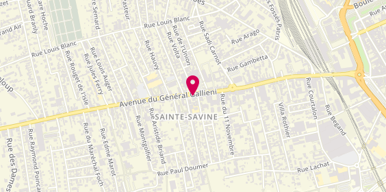 Plan de Crédit Agricole de Champagne-Bourgogne, 57 avenue du Général Gallieni, 10300 Sainte-Savine