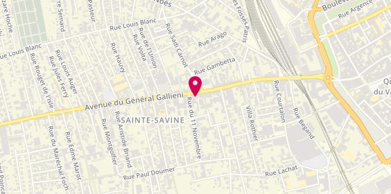 Plan de Crédit Mutuel, 33 avenue du Général Gallieni, 10300 Sainte-Savine