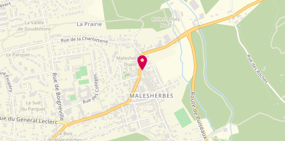 Plan de Malesherbes, 5 Place du Martroi, 45330 Le Malesherbois