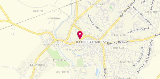 Plan de Agence Illiers Combray, 14 Rue Saint-Hilaire, 28120 Illiers-Combray