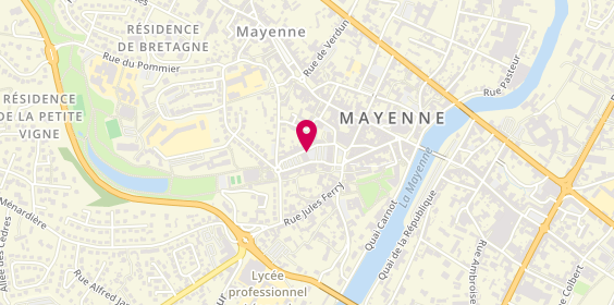 Plan de Crédit Mutuel, 73 Halles, 53103 Mayenne