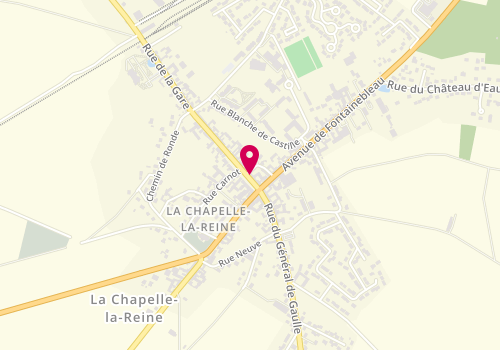 Plan de Credit Agricole, 12 Place de la Republique, 77760 La Chapelle-la-Reine