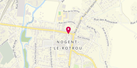 Plan de Agence Nogent Centre, 125/127 Rue Saint-Hilaire, 28400 Nogent-le-Rotrou
