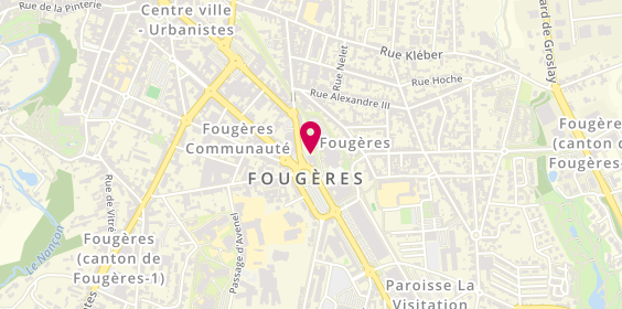 Plan de Agence Groupama Fougeres, 5 place de la République, 35300 Fougères