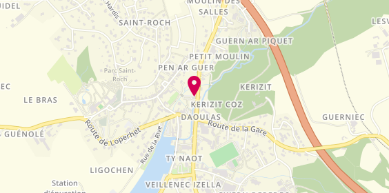 Plan de Crédit Mutuel de Bretagne DAOULAS, 14 Rue de Brest, 29460 Daoulas