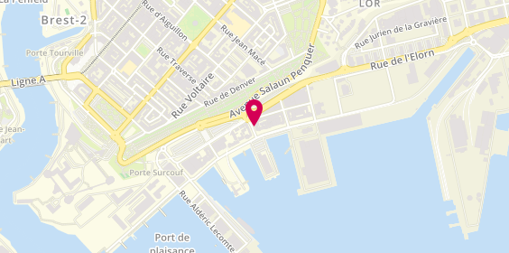 Plan de Credit agricole Port de Commerce, 3 Rue Blaveau, 29200 Brest