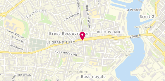 Plan de Crédit Mutuel, 66 Rue de la Porte, 29200 Brest