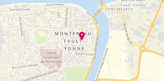 Plan de BNP Paribas - Montereau Fault Yonne, 23 Rue Jean Jaurès, 77130 Montereau-Fault-Yonne