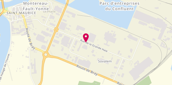 Plan de BRED Banque Populaire, 16 Rue de la Grande Haie, 77130 Montereau-Fault-Yonne