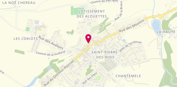Plan de Crédit Mutuel, 18 place de la Poote, 53370 Saint-Pierre-des-Nids