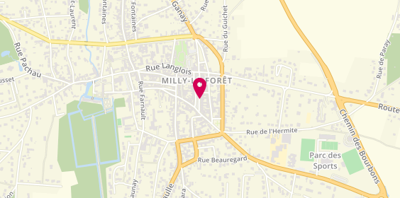 Plan de Cic Milly la Foret, 37 place du Marché, 91490 Milly-la-Forêt