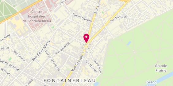 Plan de BNP Paribas - Fontainebleau, 154-156
Rue Grande, 77300 Fontainebleau