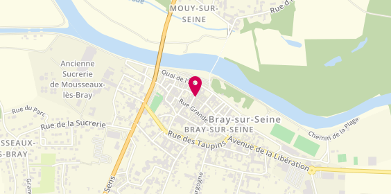 Plan de Caisse d'Epargne Bray-sur-Seine, 13 Rue du Général Leclerc, 77480 Bray-sur-Seine