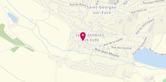 Plan de Crédit Agricole Val de France, 3 place de la République, 28190 Saint-Georges-sur-Eure