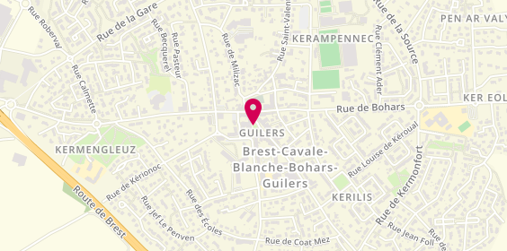 Plan de Agence Groupama Guilers, place de la Libération, 29820 Guilers