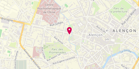 Plan de Agence d'Alencon, 1 Rue de Bretagne, 61000 Alençon