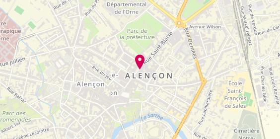 Plan de Alençon Blaise, 12 Rue Saint Blaise, 61000 Alençon