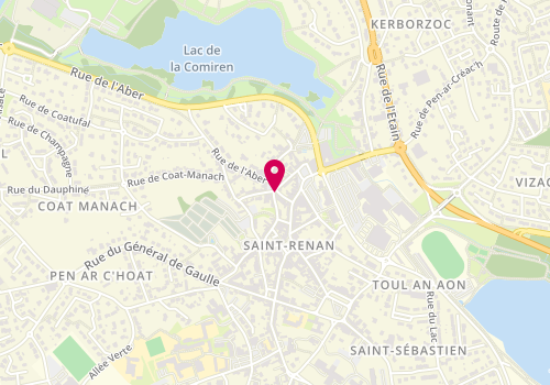 Plan de Groupama, 2 Rue de l'Aber, 29290 Saint-Renan