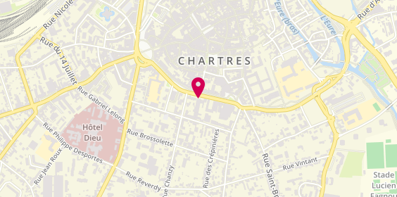 Plan de Agence Chartres Centre, 13 Boulevard Adelphe Chasles, 28000 Chartres