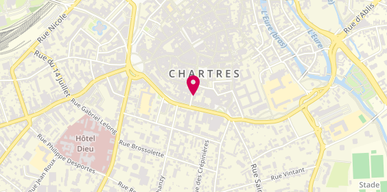 Plan de Crédit Mutuel, 4 Rue Mathurin Régnier, 28000 Chartres