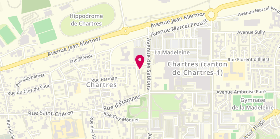 Plan de Société Générale, 21 avenue des Sablons, 28000 Chartres