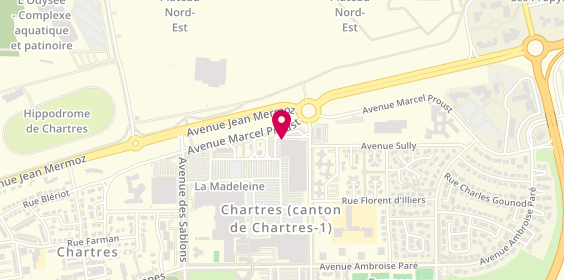 Plan de Crédit Agricole Val de France, avenue Marcel Proust, 28000 Chartres