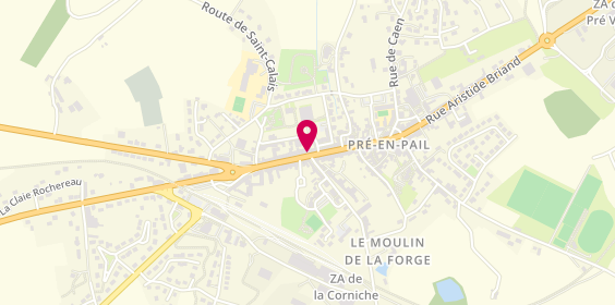 Plan de Crédit Mutuel, 138 Rue Aristide Briand, 53140 Pré-en-Pail-Saint-Samson