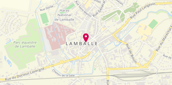Plan de Lamballe Bnpp Bdb, 7 Rue de la Croix Aux Fèves, 22400 Lamballe