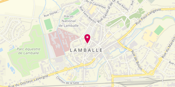 Plan de Caisse d'Epargne Lamballe, 8 Rue des Augustins, 22400 Lamballe-Armor