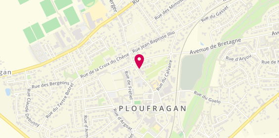 Plan de Crédit Agricole Ploufragan, 14 Rue de la Font Morin, 22440 Ploufragan