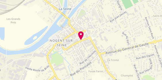 Plan de Caisse Locale de Credit Agricole Mutuel, 6 Rue des Fosses, 10400 Nogent-sur-Seine