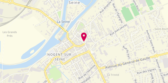 Plan de Banque Populaire Alsace Lorraine Champagne, 11 Rue Saint Epoing, 10400 Nogent-sur-Seine