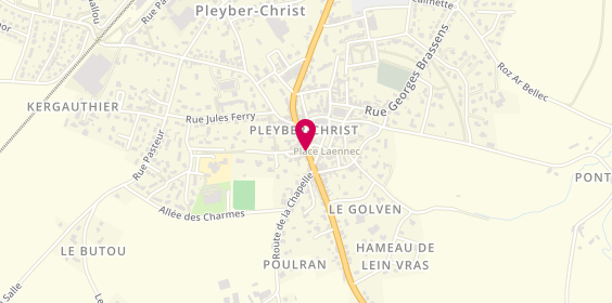 Plan de Agence Groupama Pleyber Christ, 88 Rue de la République, 29410 Pleyber-Christ