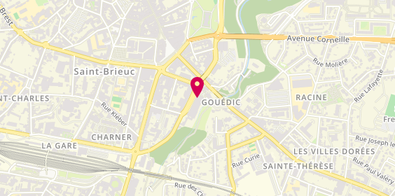 Plan de Banque de France, 3 Boulevard Waldeck Rousseau, 22000 Saint-Brieuc